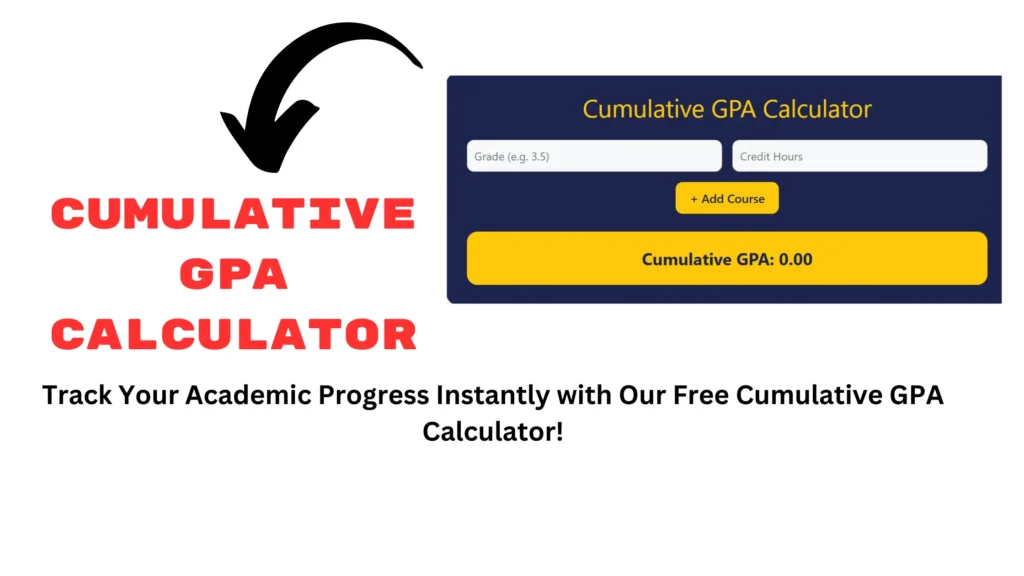 Cumulative GPA Calculator
