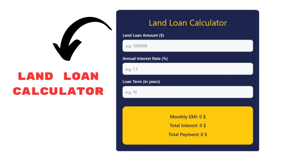 land loan calculator