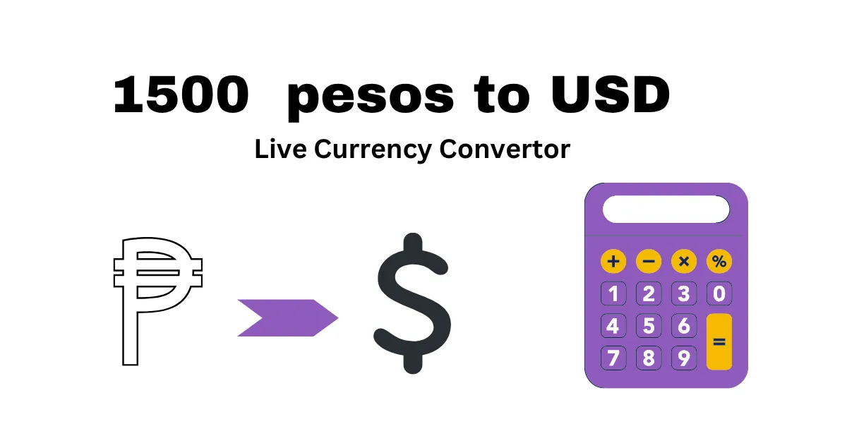 1500 pesos to dollars
