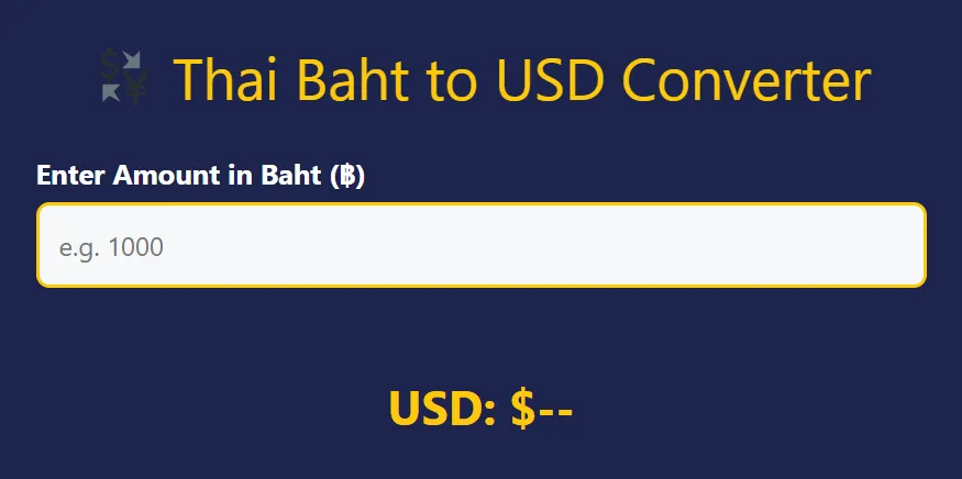 baht to usd