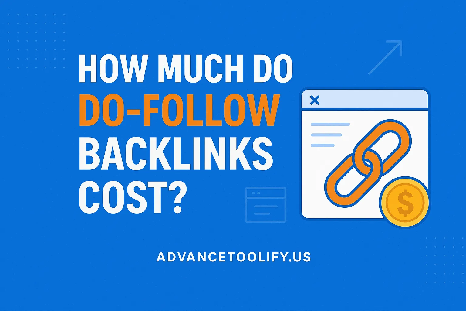 How much do do-follow backlinks cost?