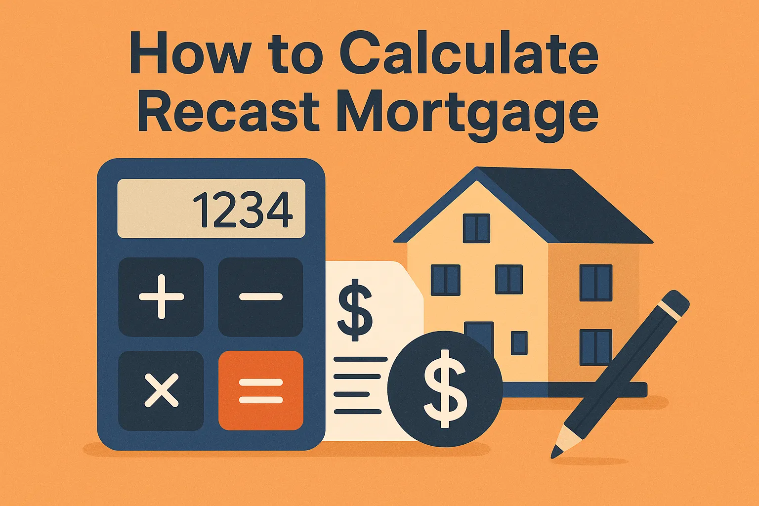 how to calculate recast mortgage