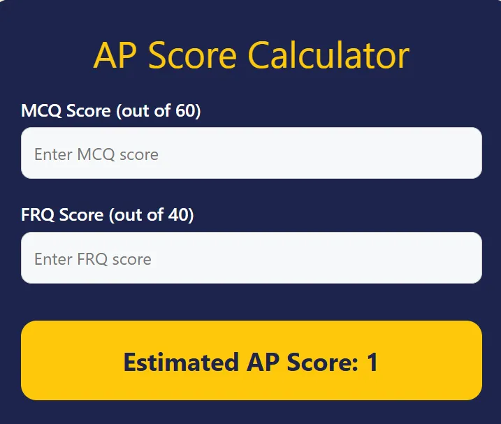 ap score calculator