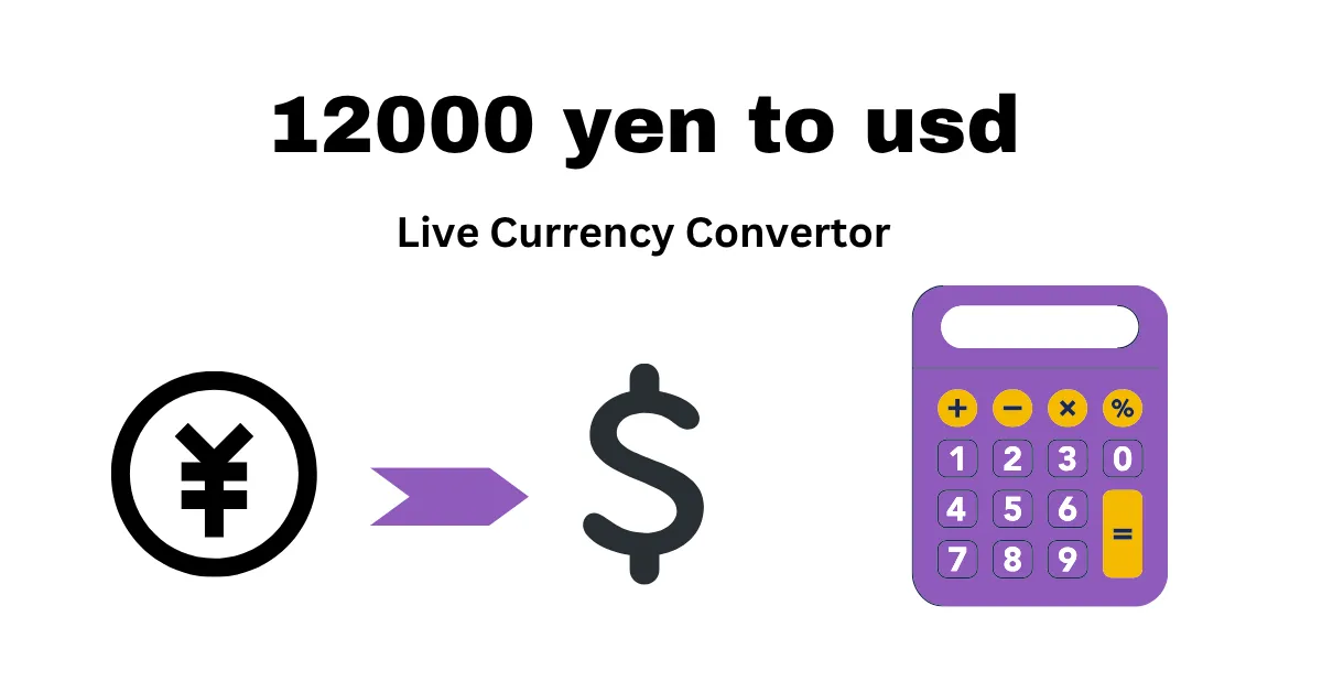 12000 Japanese yen to US dollars