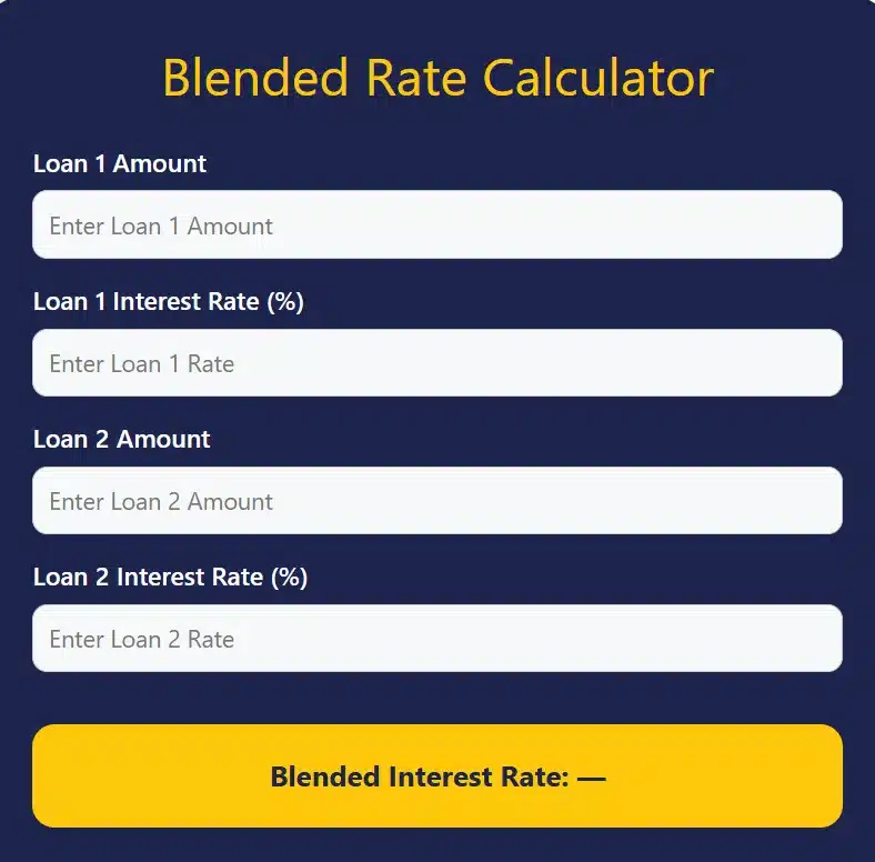 blended rate calculator